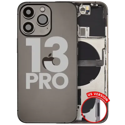 Задня кришка з малими деталями для iPhone 13 Pro (US Version) (Used OEM Pull: Grade A) (графітовий)