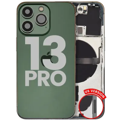 Задня кришка з малими деталями для iPhone 13 Pro (US Version) (Used OEM Pull: Grade A) (Alpine Green)