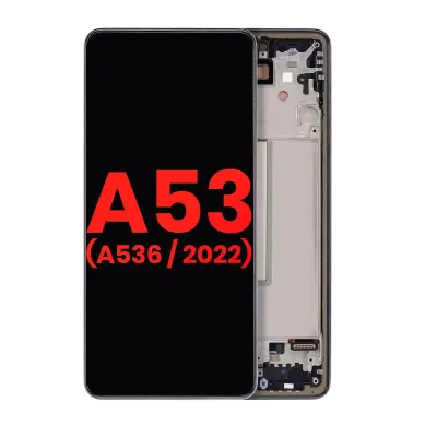 Дисплейний модуль (OLED) для Samsung Galaxy A53 5G (A536 / 2022) (6.46") (Aftermarket Plus) (чорний)