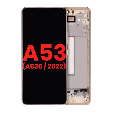 Дисплейний модуль (OLED) для Samsung Galaxy A53 5G (A536 / 2022) (6.46") (Aftermarket Plus) (Peach)