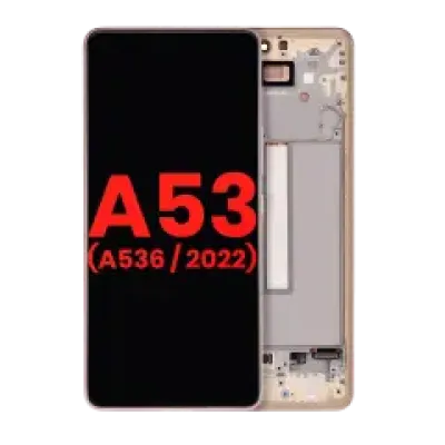 Дисплейний модуль (OLED) для Samsung Galaxy A53 5G (A536 / 2022) (6.46") (Aftermarket Plus) (Peach)