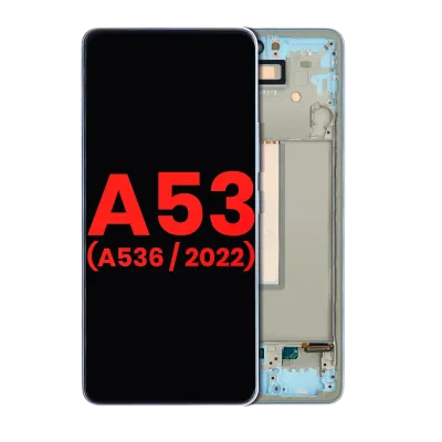 Дисплейний модуль (OLED) для Samsung Galaxy A53 5G (A536 / 2022) (6.46") (Aftermarket Plus) (синій)