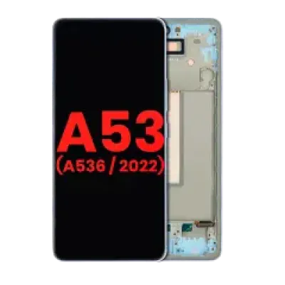 Дисплейний модуль (OLED) для Samsung Galaxy A53 5G (A536 / 2022) (6.46") (Aftermarket Plus) (синій)