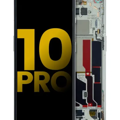 Дисплейний модуль (OLED) для OnePlus 10 Pro з рамкою (Refurbished) (Panda White)