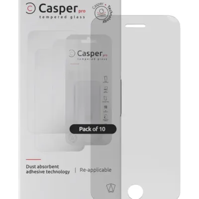 Casper Pro Tempered Glass for iPhone 6 Plus / 6S Plus / 7 Plus / 8 Plus (10 Pack) (Clear)