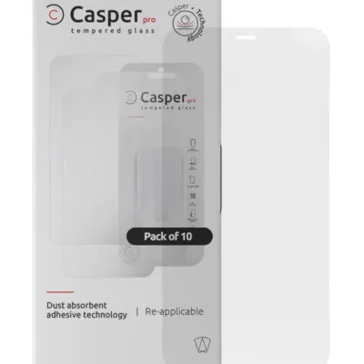 Casper Pro Tempered Glass for iPhone 12 Mini (10 Pack) (Clear)