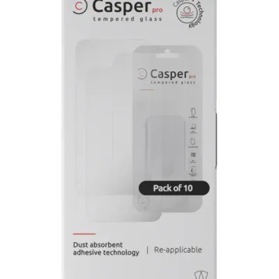 Casper Pro Tempered Glass for iPhone 12 Mini (Case Friendly) (10 Pack) (Clear)
