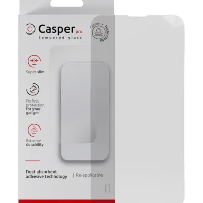 Загартоване скло Casper Pro для iPhone 13 / 13 Pro / 14 / 16e / 17e (Retail Packaging) (прозоре)