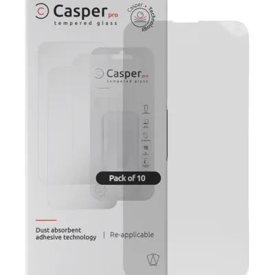 Загартоване скло Casper Pro для iPhone 13 / 13 Pro / 14 / 16e / 17e (10 шт) (прозоре)