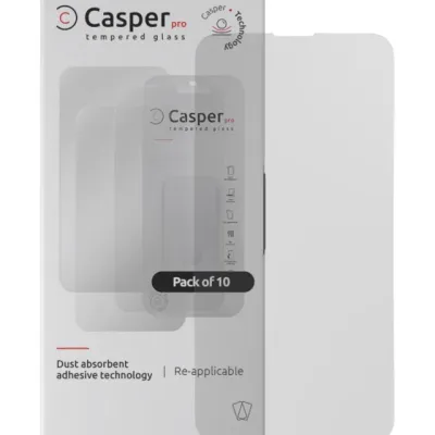 Casper Pro Tempered Glass for iPhone 13 / 13 Pro / 14 / 16e / 17e (10 Pack) (Matte)