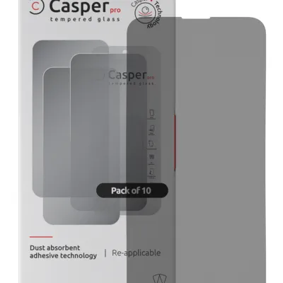 Загартоване скло Casper Pro для iPhone 13 / 13 Pro / 14 / 16e / 17e (10 шт) (Privacy)