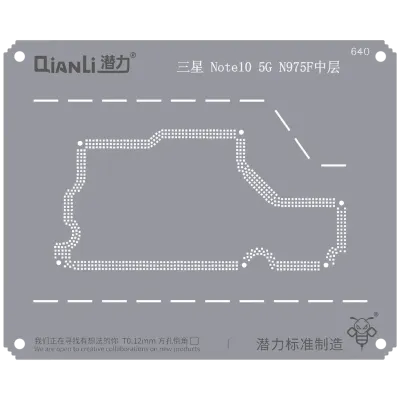 Qianli Bumblebee Stencil (QS640) For Samsung Note 10 5G (N975F) Middle Frame