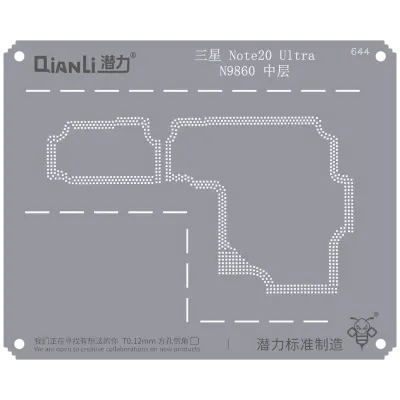 Qianli Bumblebee Stencil (QS644) For Samsung Note 20 Ultra (N9860) Middle Frame