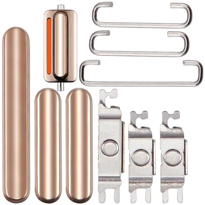 Hard Buttons (Power / Volume / Switch) For iPhone X (Gold)