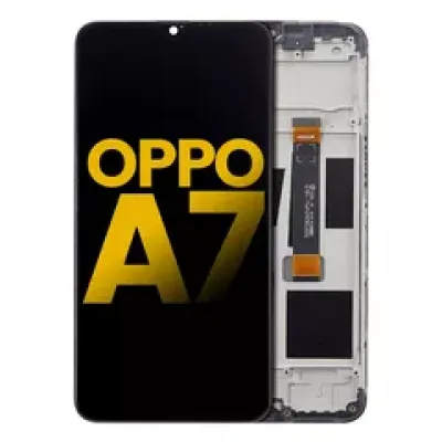 Дисплейний модуль (LCD) для OPPO A7 з рамкою (Refurbished) (Всі кольори)