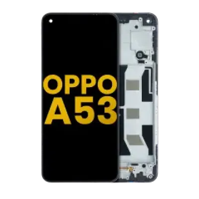 Дисплейний модуль (LCD) для OPPO A53 5G з рамкою (Refurbished) (Всі кольори)