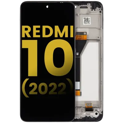 Дисплейний модуль для Xiaomi Redmi 10 (2022) / Redmi 10 Prime (2022) з рамкою (Aftermarket Plus) (усі кольори) (LCD)