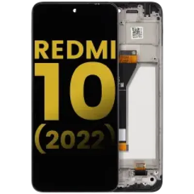 Дисплейний модуль для Xiaomi Redmi 10 (2022) / Redmi 10 Prime (2022) з рамкою (Aftermarket Plus) (усі кольори) (LCD)