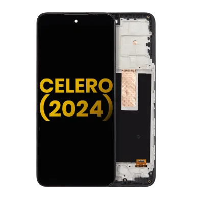 Дисплейний модуль (LCD) для Boost Mobile Celero 5G (2024) з рамкою (Refurbished) (Всі кольори)