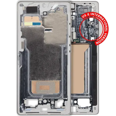 Рамка для Samsung Galaxy S25 Ultra (US & International Version) (Titanium White Silver)