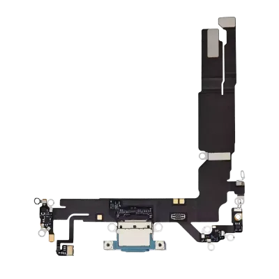 Charging Port Flex Cable For iPhone 16 (Premium) (Teal)
