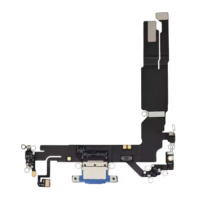 Charging Port Flex Cable For iPhone 16 (Premium) (Ultramarine)
