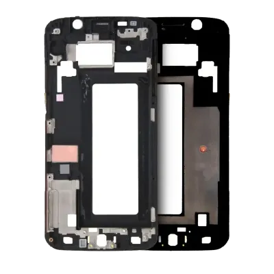 Mid-Frame Housing For Samsung Galaxy S6 Edge (With Small Parts) (Service Pack) (Black Sapphire)