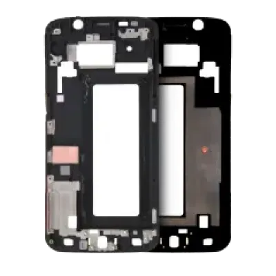 Рамка корпусу для Samsung Galaxy S6 Edge (With Small Parts) (Service Pack) (Black Sapphire)