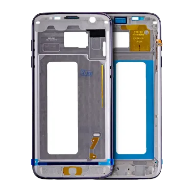 Рамка корпусу з акумулятором для Samsung Galaxy S7 (With Small Parts) (Service Pack) (чорний)
