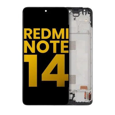 Дисплейний модуль для Xiaomi Redmi Note 14 4G (International Version) з рамкою (Refurbished) (усі кольори) (OLED)
