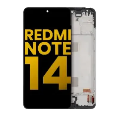 Дисплейний модуль для Xiaomi Redmi Note 14 4G (International Version) з рамкою (Refurbished) (усі кольори) (OLED)