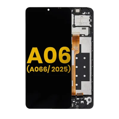 Дисплейний модуль (LCD) з рамкою для Samsung Galaxy A06 5G (A066 / 2025) (Refurbished) (All Colors)