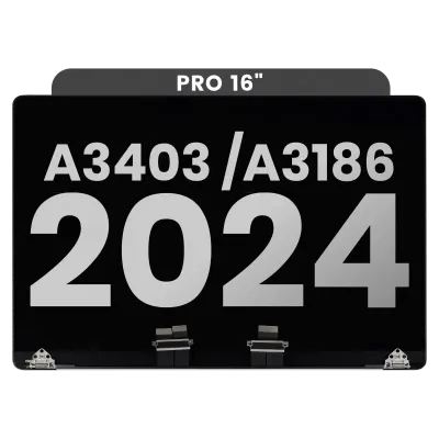 Дисплейний модуль LCD для MacBook Pro 16" (A3403 / A3186 Late 2024) (з передвстановленим кабелем датчика кута кришки) (Used OEM Pull: Grade A) (Space Black)