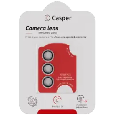 Захист скла камери Casper для Samsung Galaxy S25 Plus (Clear Rings)