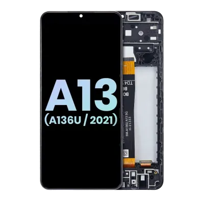 Дисплейний модуль (LCD) з рамкою для Samsung Galaxy A13 5G (A136U / 2021) (US Version) (Service Pack) (All Colors)