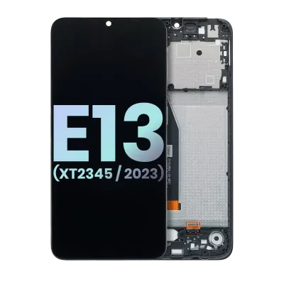 Дисплейний модуль з рамкою для Motorola Moto E13 (XT2345 / 2023) (Genuine OEM) (усі кольори)