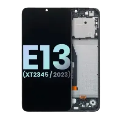Дисплейний модуль з рамкою для Motorola Moto E13 (XT2345 / 2023) (Genuine OEM) (усі кольори)