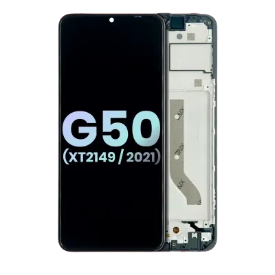 LCD Assembly With Frame For Motorola Moto G50 5G (XT2149 / 2021) (Genuine OEM) (All Colors)