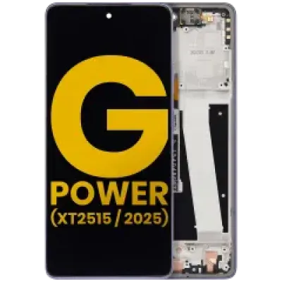 Дисплейний модуль (LCD) з рамкою для Motorola Moto G Power 5G (XT2515 / 2025) (Refurbished) (Slate Gray)