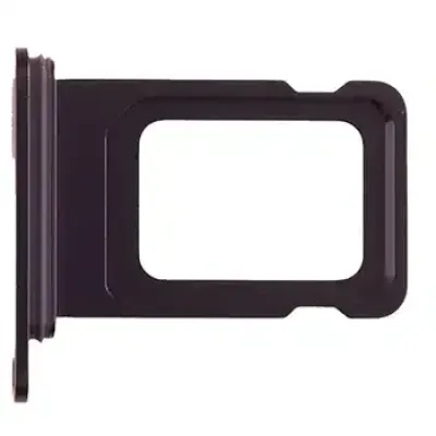 Single SIM Card Tray For iPhone 16e (Genuine OEM) (Black)