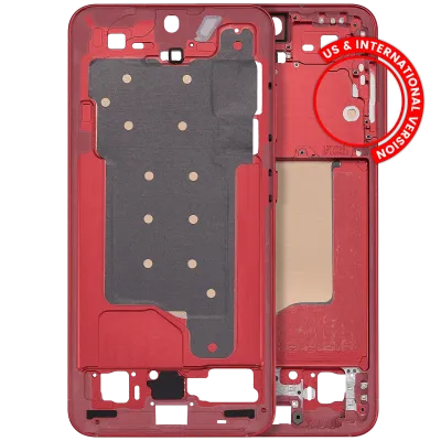 Рамка корпусу для Samsung Galaxy S25 5G (US & International Version) (Coral Red)