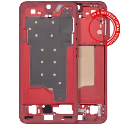 Рамка корпусу для Samsung Galaxy S25 5G (US & International Version) (Coral Red)
