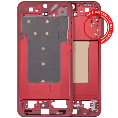 Рамка для Samsung Galaxy S25 Plus 5G (US & International Version) (Coral Red)