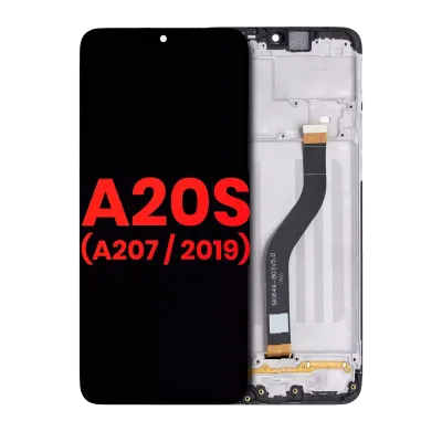 LCD Assembly With Frame For Samsung Galaxy A20s (A207 / 2019) (Aftermarket Plus) (All Colors)