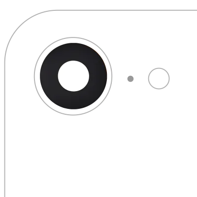 Скло камери з проклейкою для iPhone 16e / 17e (Premium) (Real Sapphire)