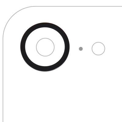 Back Camera Bezel Ring Only For iPhone 16e / 17e (Black)