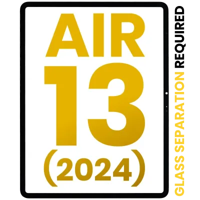 Front Glass For iPad Air 13" (2024) (Glass Separation Required) (Premium) (All Colors)