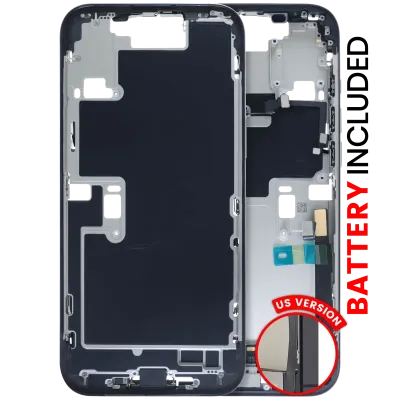 Back Housing with Battery For iPhone 16 Pro Max (Genuine OEM) (US Version) (Black Titanium)