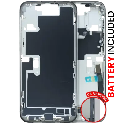 Back Housing with Battery For iPhone 16 Pro Max (Genuine OEM) (US Version) (Natural Titanium)