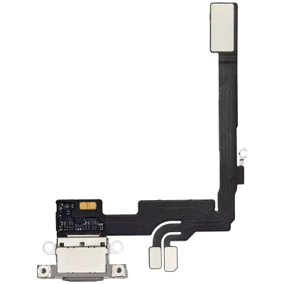 Charging Port Flex Cable For iPhone 16 Pro (Genuine OEM) (Natural Titanium)